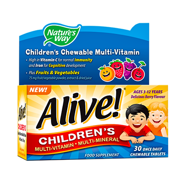 Nature's Way Childrens Chewy Multivitamin 30 Capsules